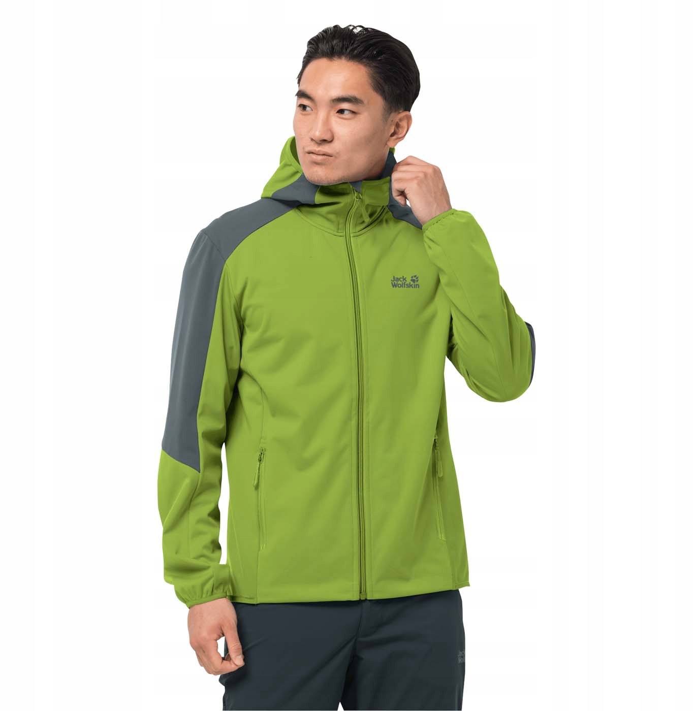 Jack Wolfskin Go Hike Softshell Jacket M Lime 02