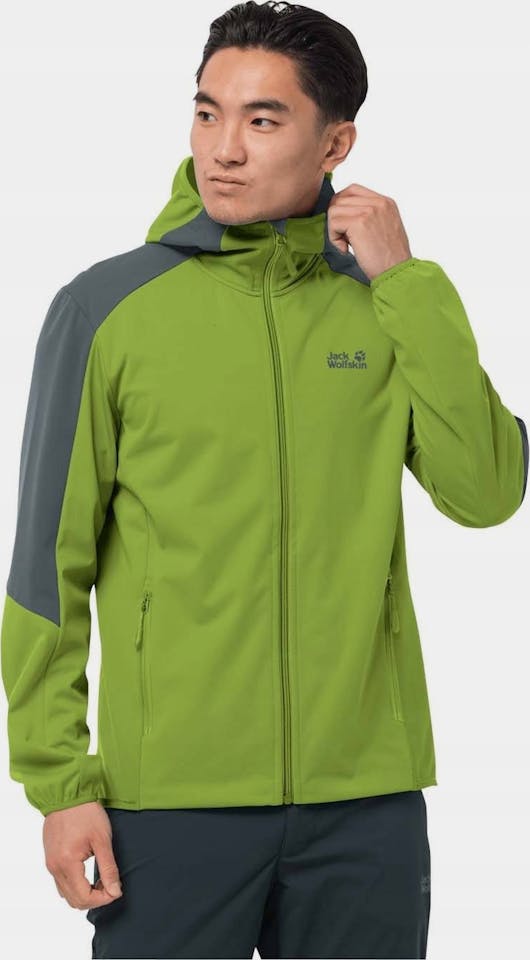 Jack Wolfskin Go Hike Softshell Jacket M Lime 02