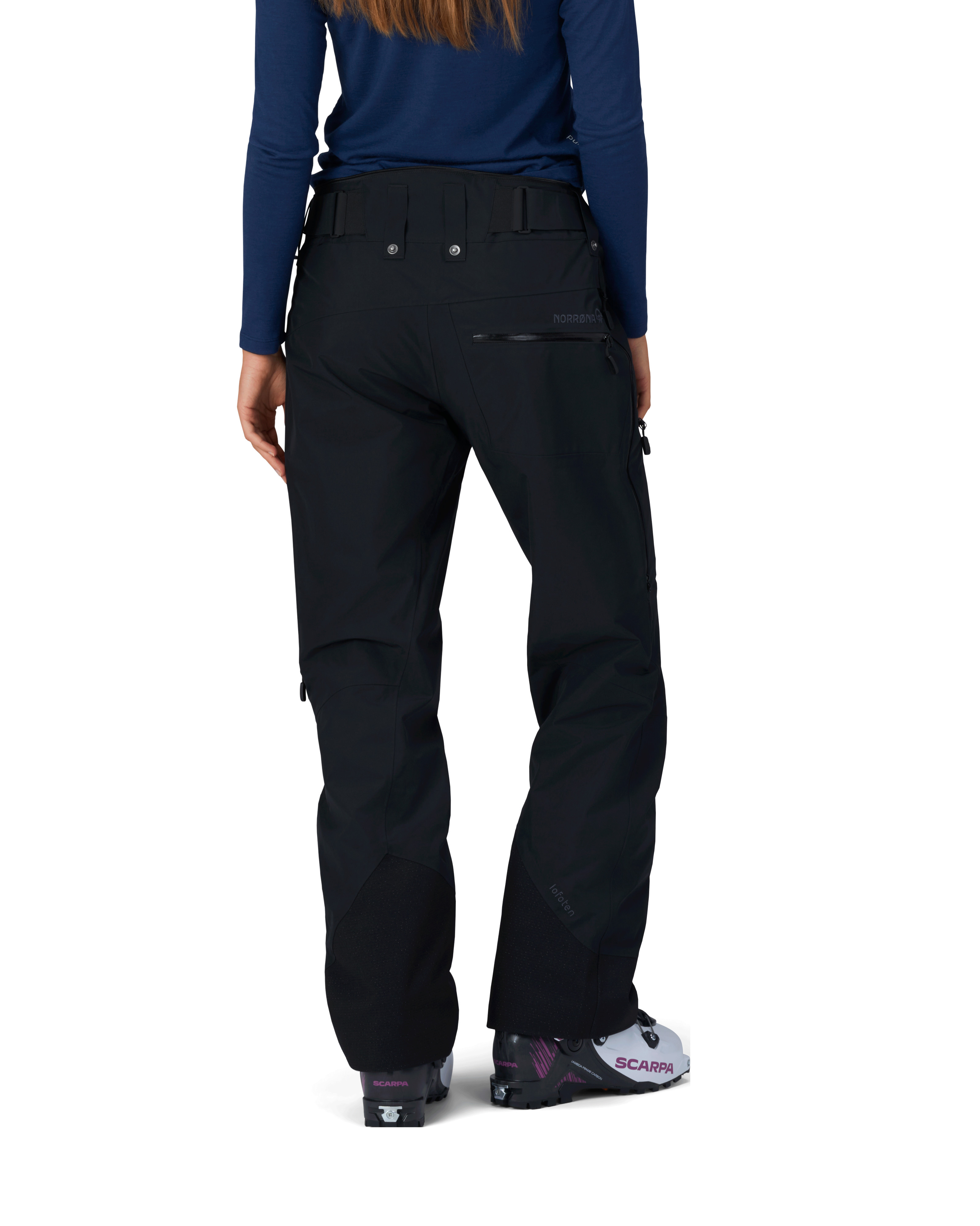 Norrøna Women's Lofoten GTX Insulated Pants Caviar 04
