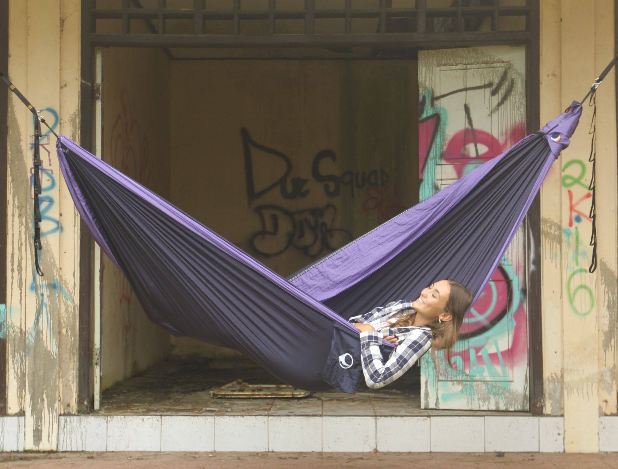Ticket To The Moon Original Hammock + Moon-Strap Musta 20