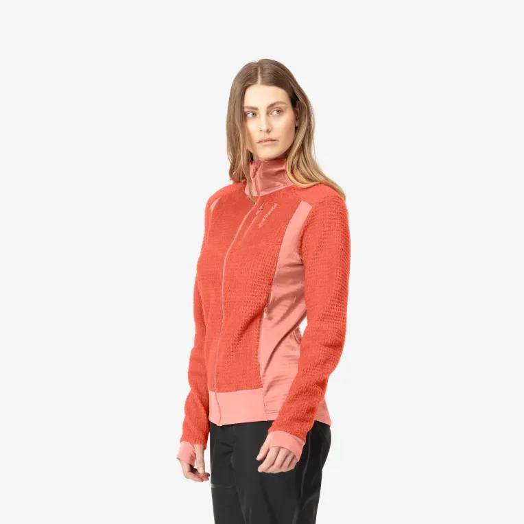 Norrøna Women's Falketind Alpha 120 Zip Hood Orange 04