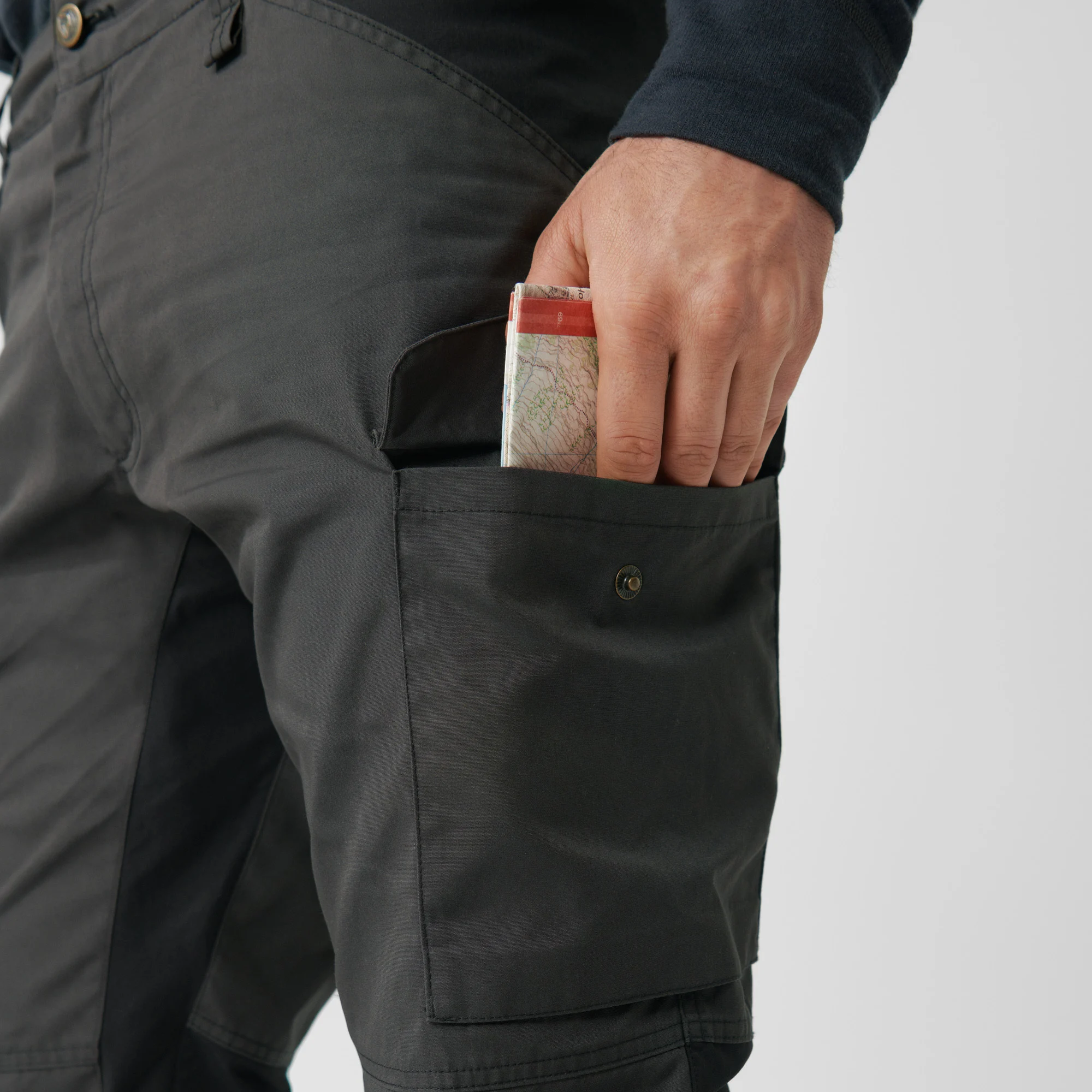 Fjällräven Men's Kaipak Trousers Musta 08