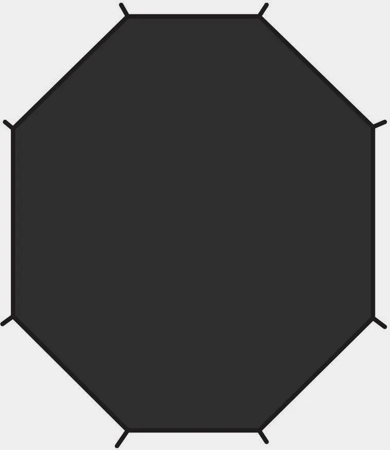 Fjällräven View 2 Footprint Musta 01