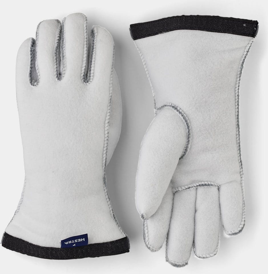 Hestra Heli Ski Liner Glove White 01