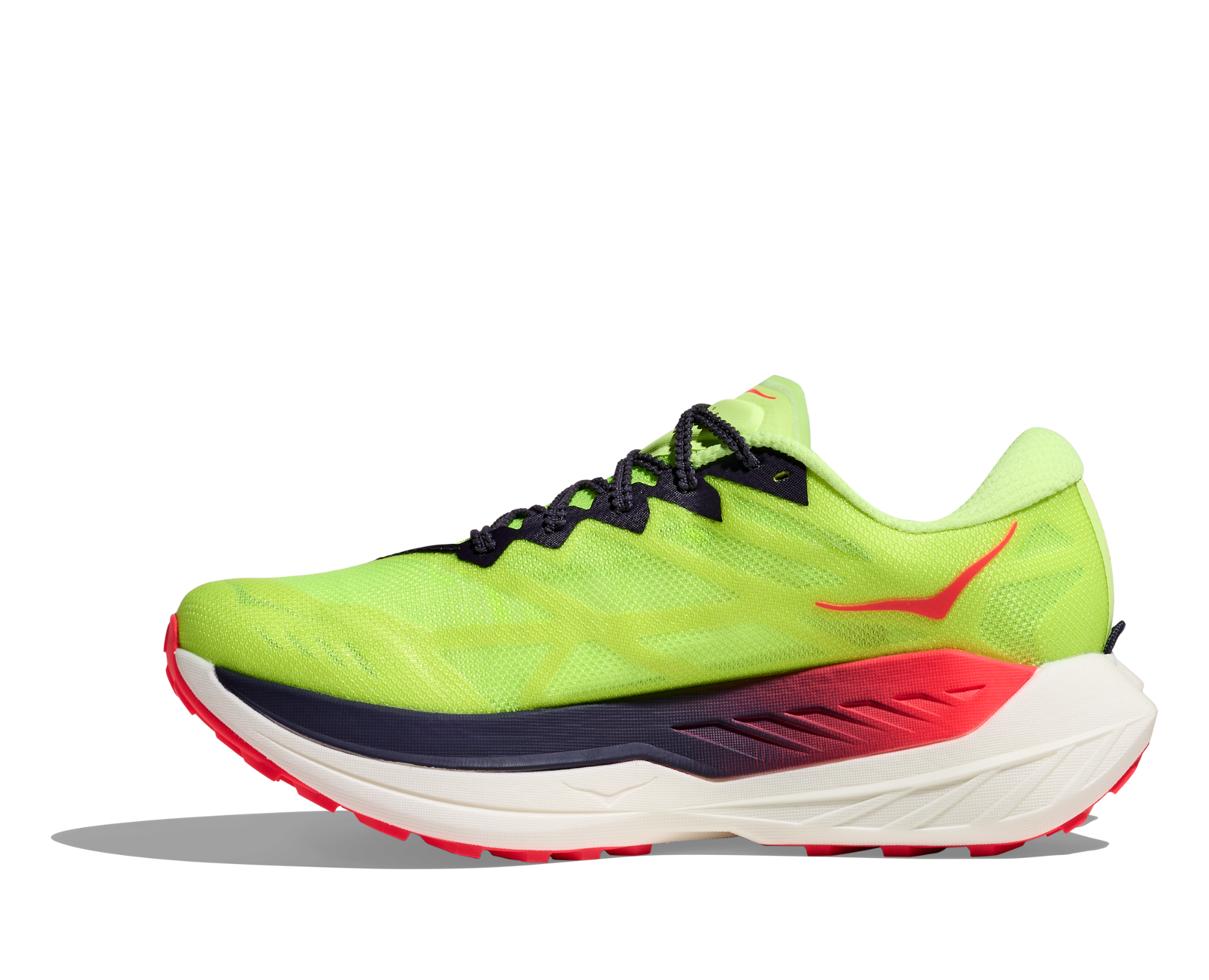 Hoka Women's Rocket X Trail Neon Yuzu / Neon Flame 08