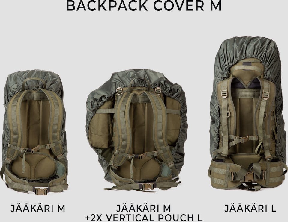 Savotta Backpack Cover 50L / M Green 02