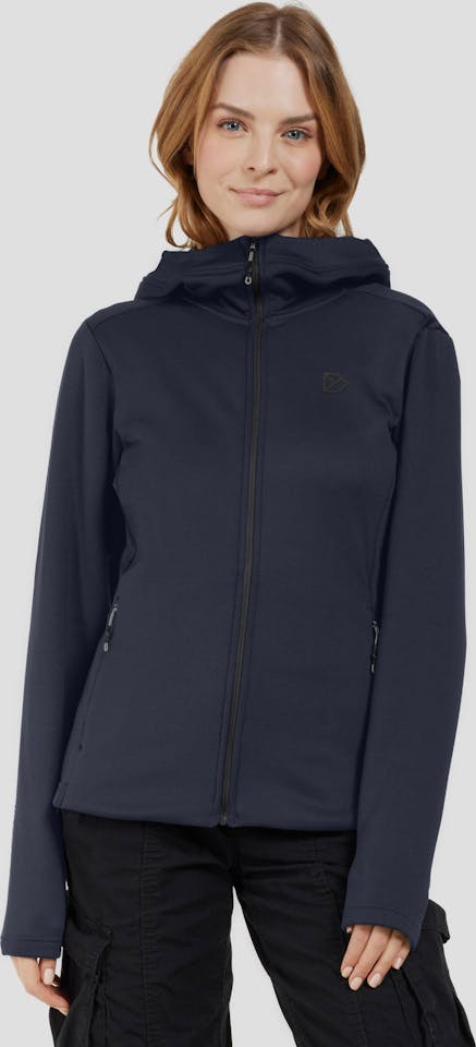 Didriksons Women's Anneli 2 Full Zip Dark Night blue 01