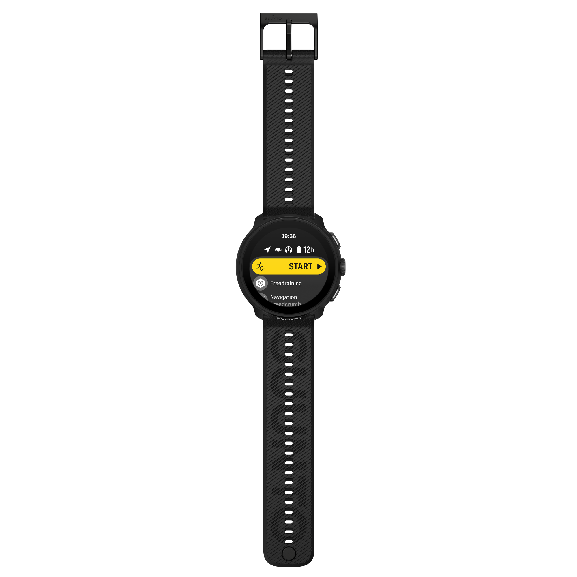 SUUNTO - sukebho42 Suunto Run All Black With Silicone Strap - Scandinavian Outdoor