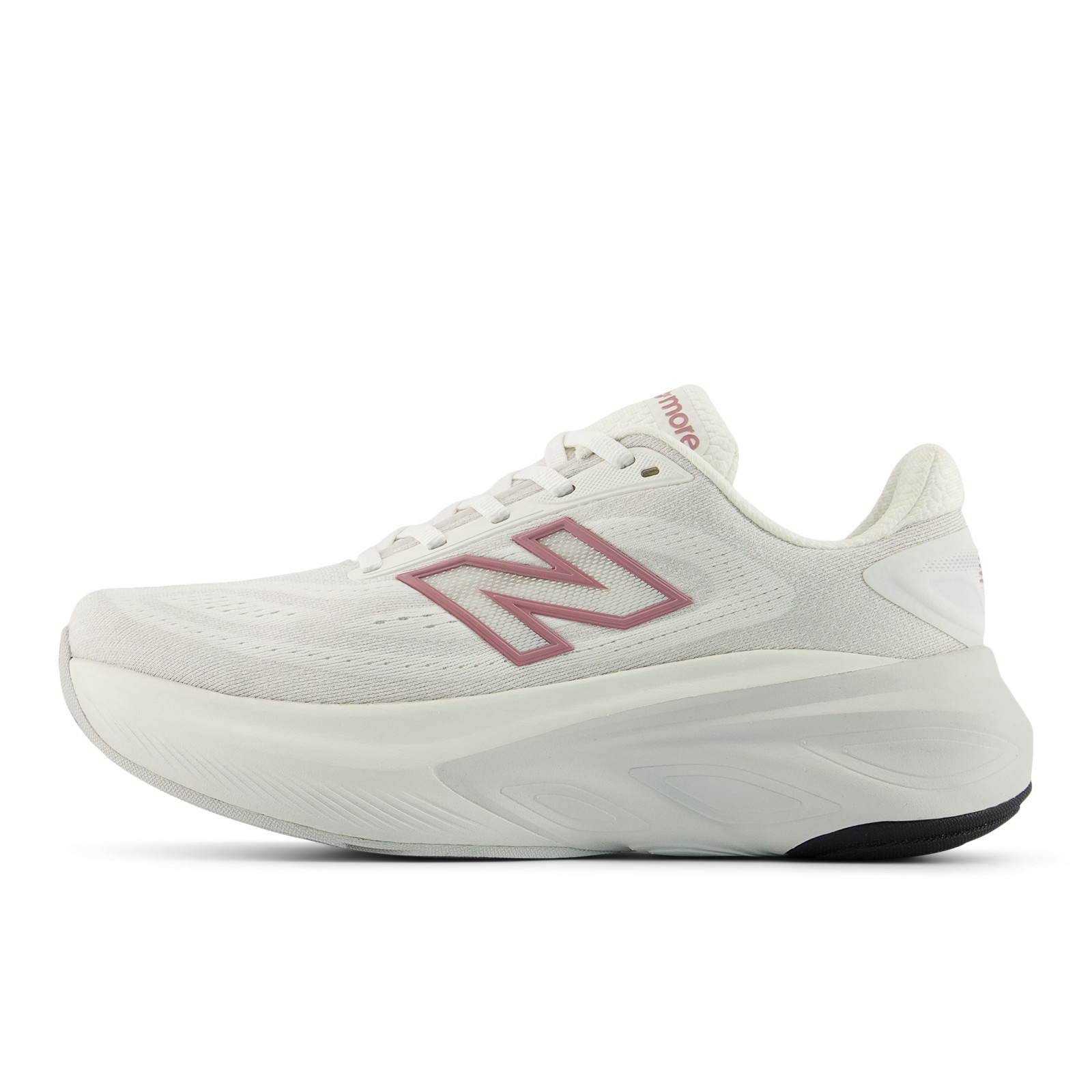 New Balance Women's Fresh Foam More V6 Sea Salt / Rosewood / Grey mat 09