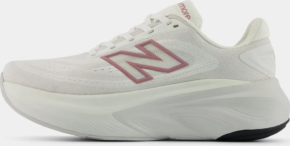 New Balance Women's Fresh Foam More V6 Sea Salt / Rosewood / Grey mat 09