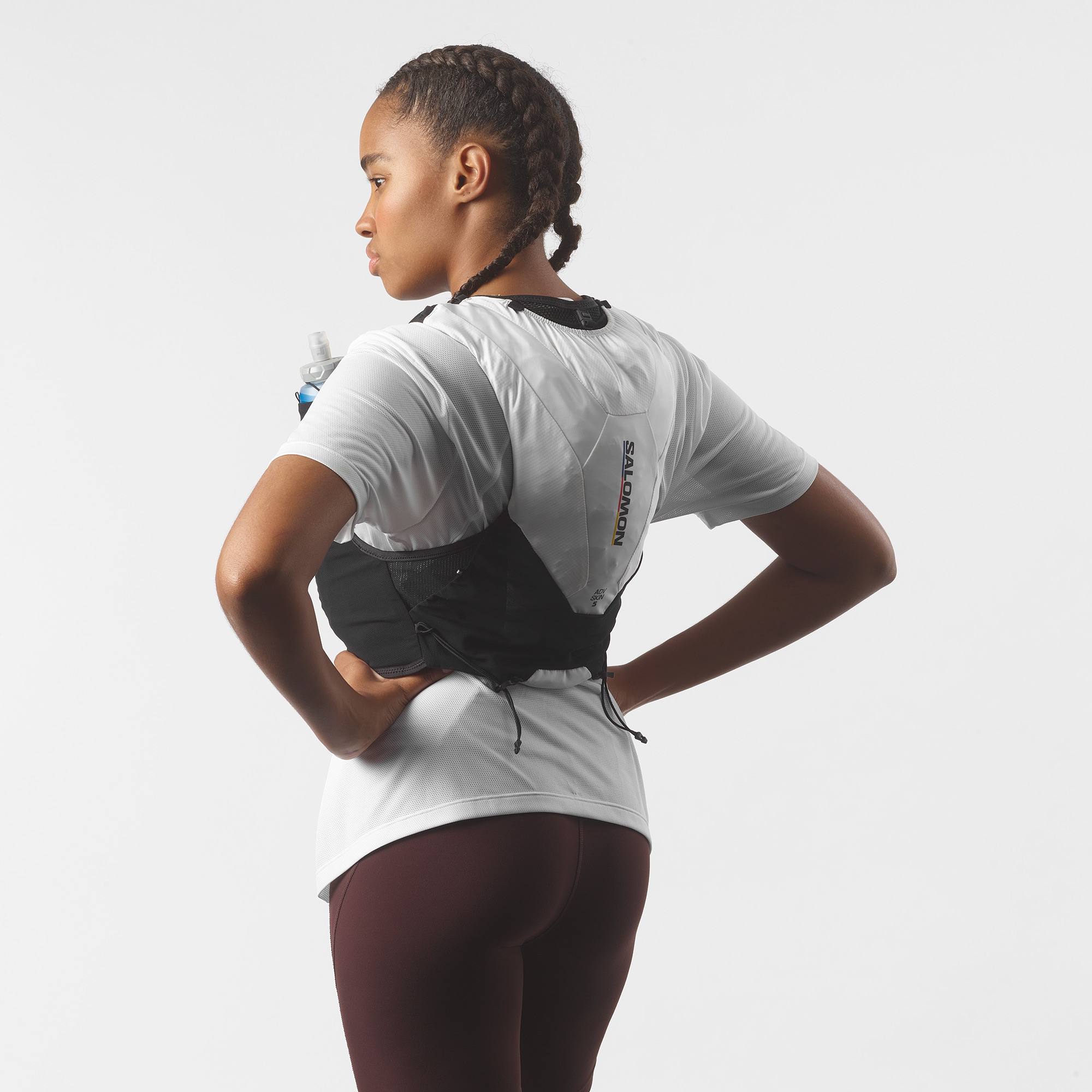 Salomon Adv Skin 5 Race Flag Musta / Valkoinen 07