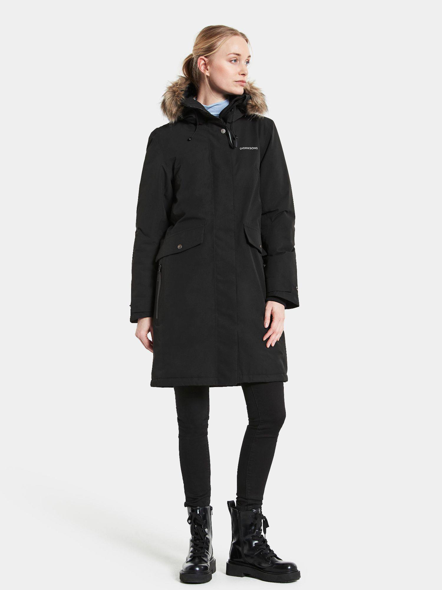 Didriksons Women's Erika Parka 3 Musta 10