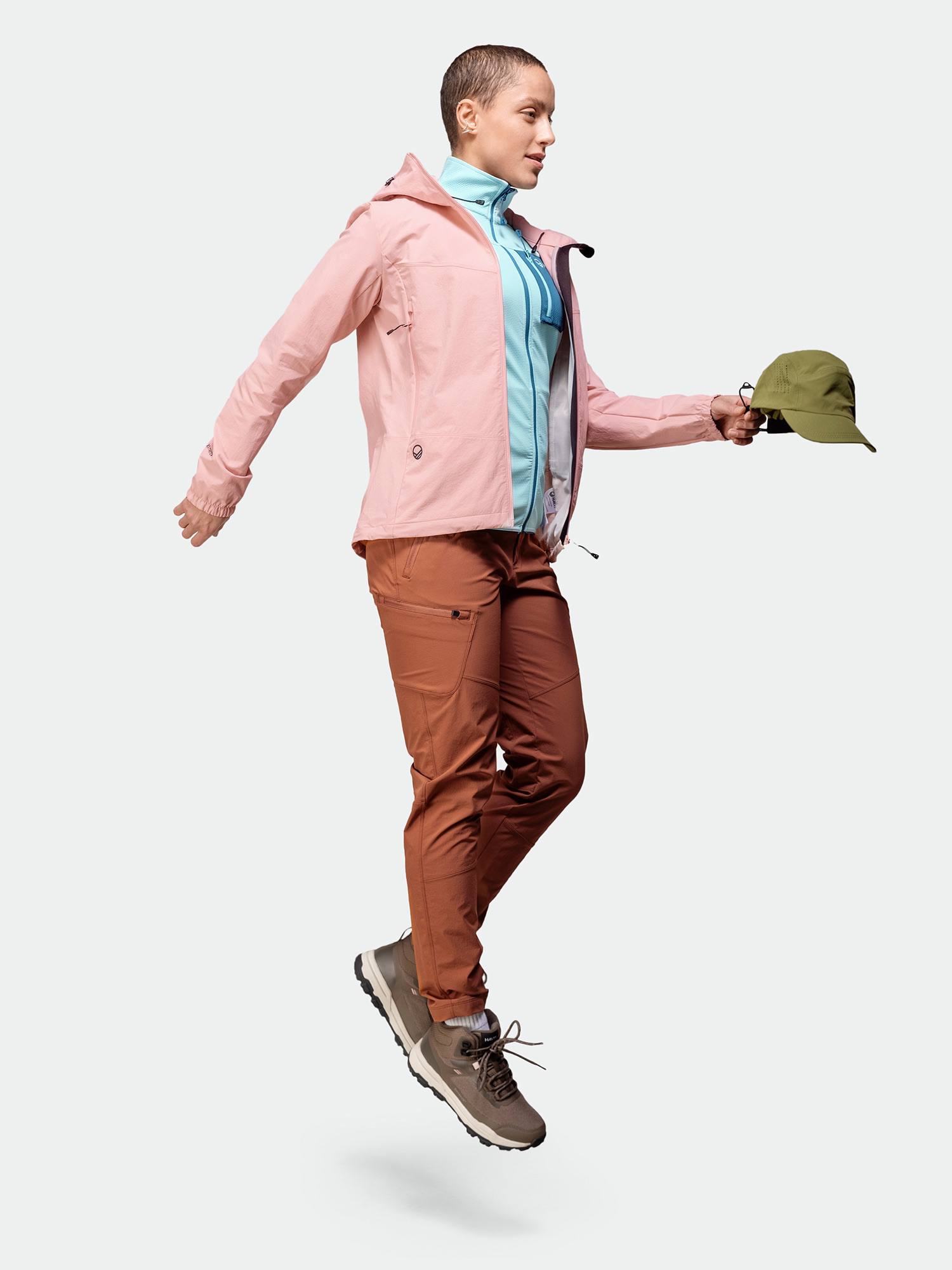 Halti Women's Pallas Evo Hooded + Jacket Silver Pink 05