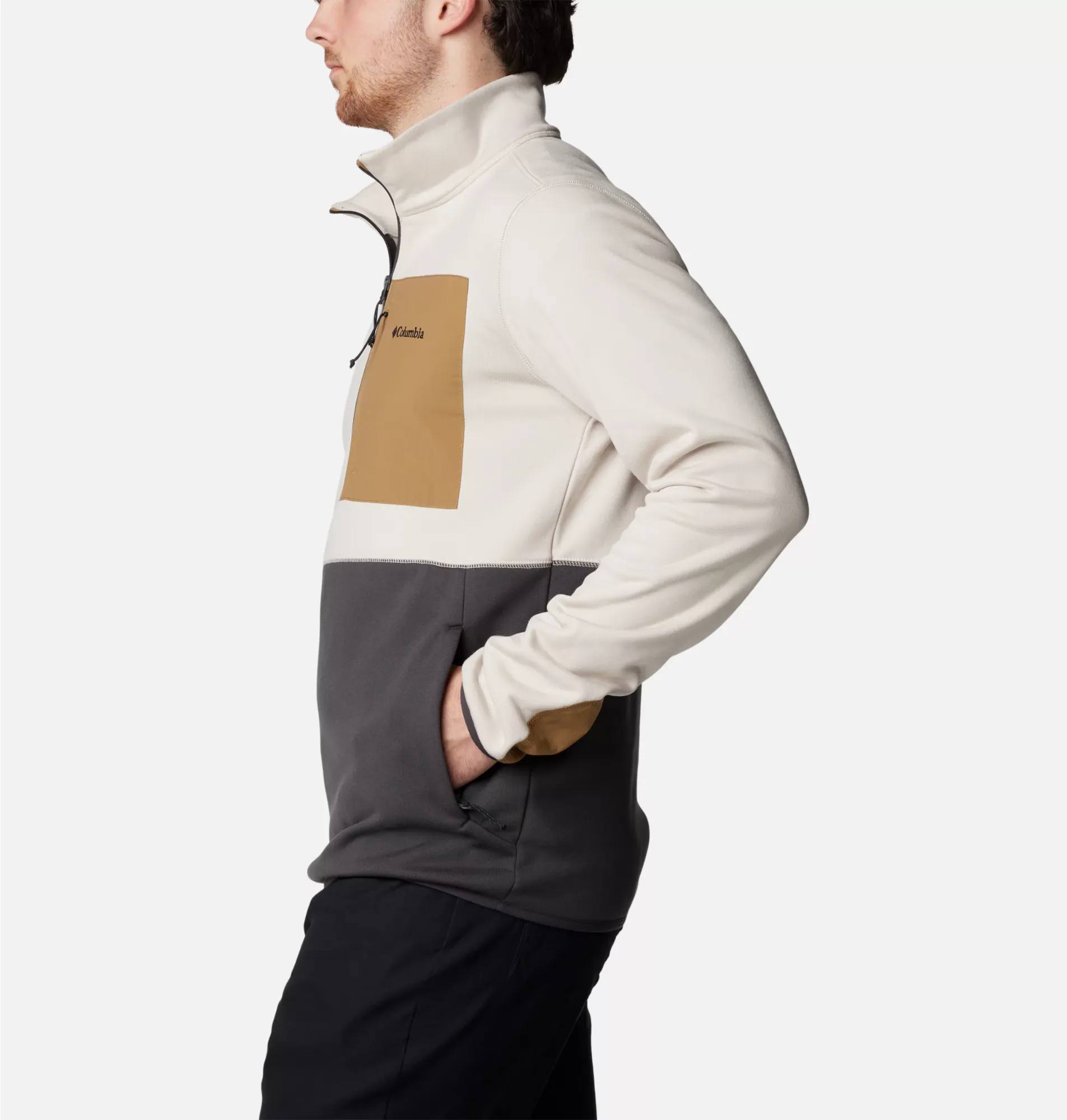 Columbia Men's Hike Halfzip II Dark Stone, Shark, Delta 02