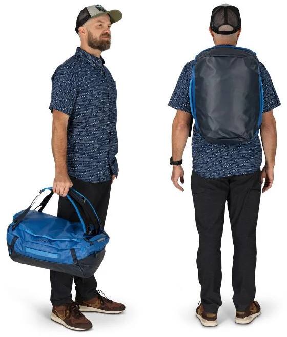 Osprey Transporter Duffel 30 Blue Flame/Nocturnal Blue 03