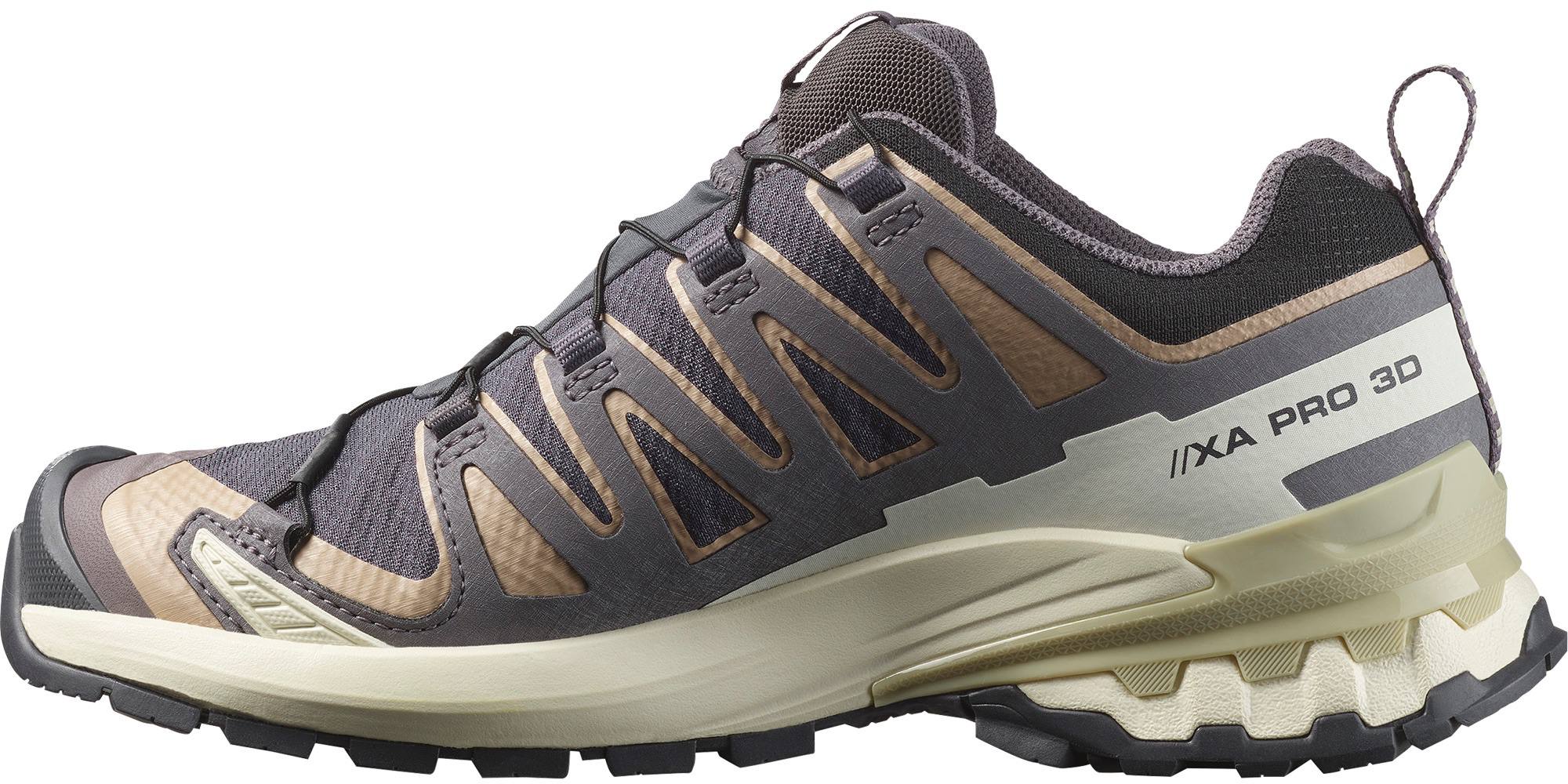 Salomon Women's Xa Pro 3d V9 GTX Nine Iron/Oxford Tan/Alfalfa 03