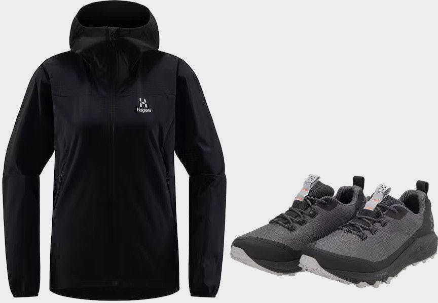 Haglöfs Haglöfs Women's Move Softshell Hood ja Women's L.I.M FH GTX Vaaleanharmaa 07