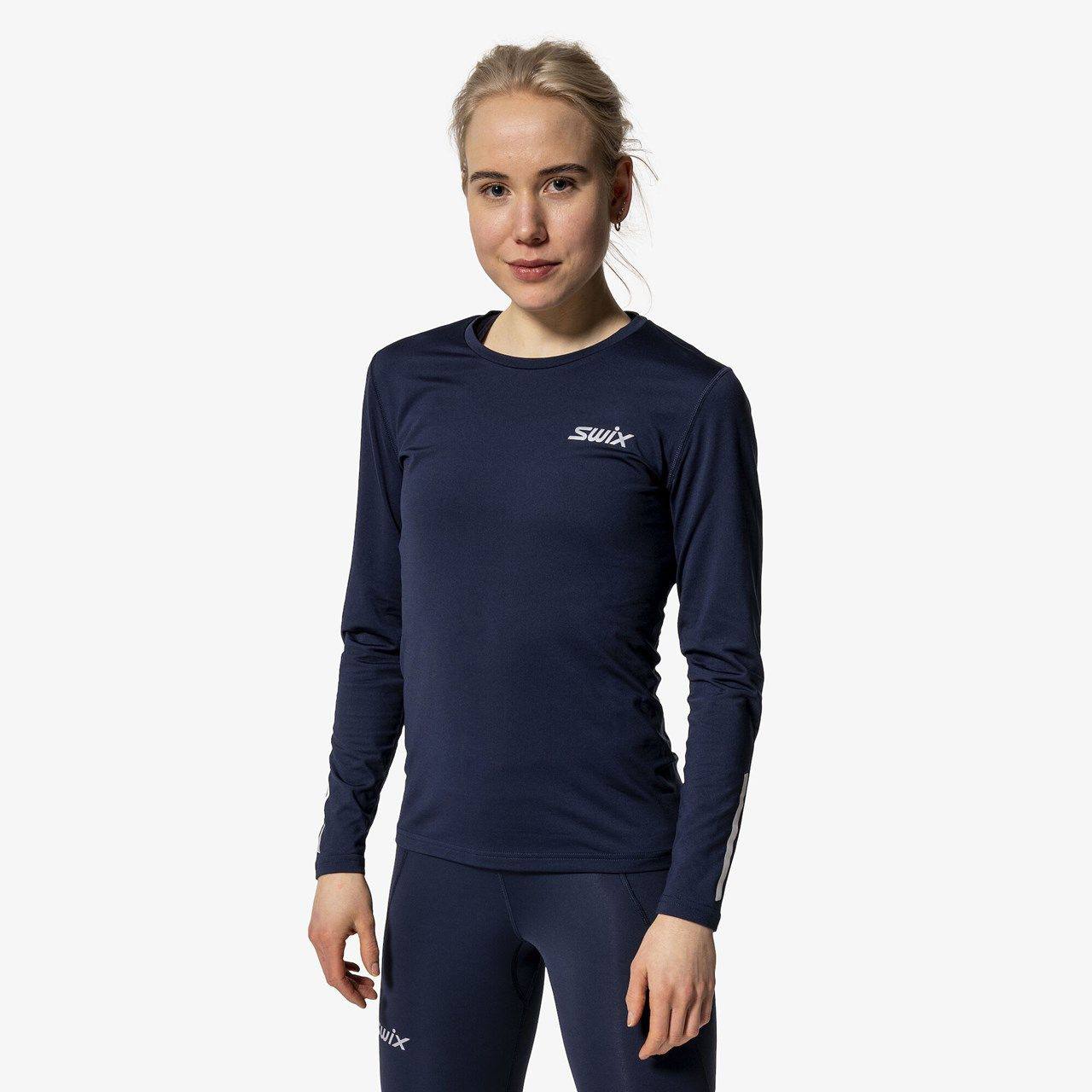 Swix Women's Pace NTS LS Top Dark navy 03