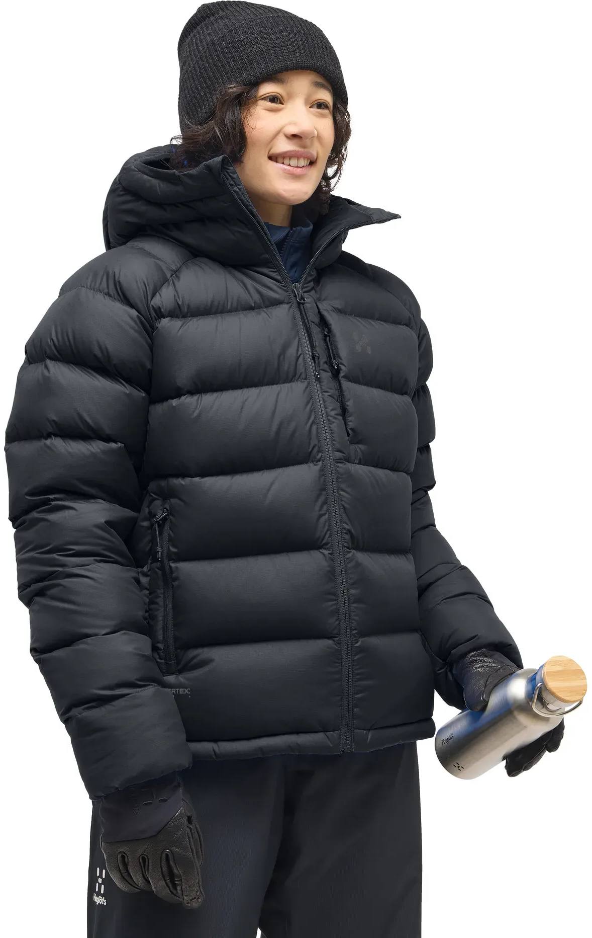 Haglöfs Women's Rosson Down Hood - Naisten untuvatakki Musta 04