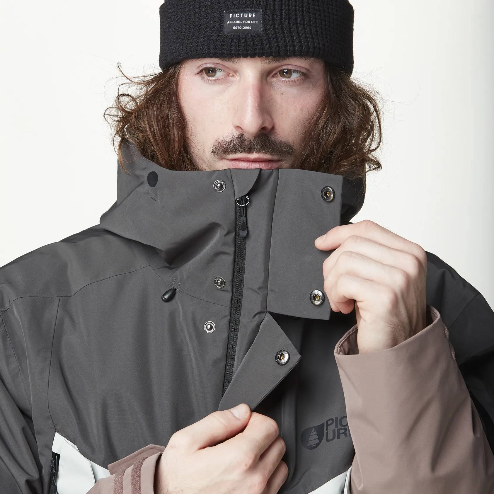 Picture Organic Clothing Men's U78 Jacket Magnet Pigeon Deep Taup 10