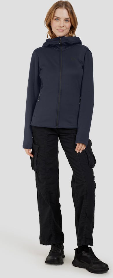 Didriksons Women's Anneli 2 Full Zip Dark Night blue 03