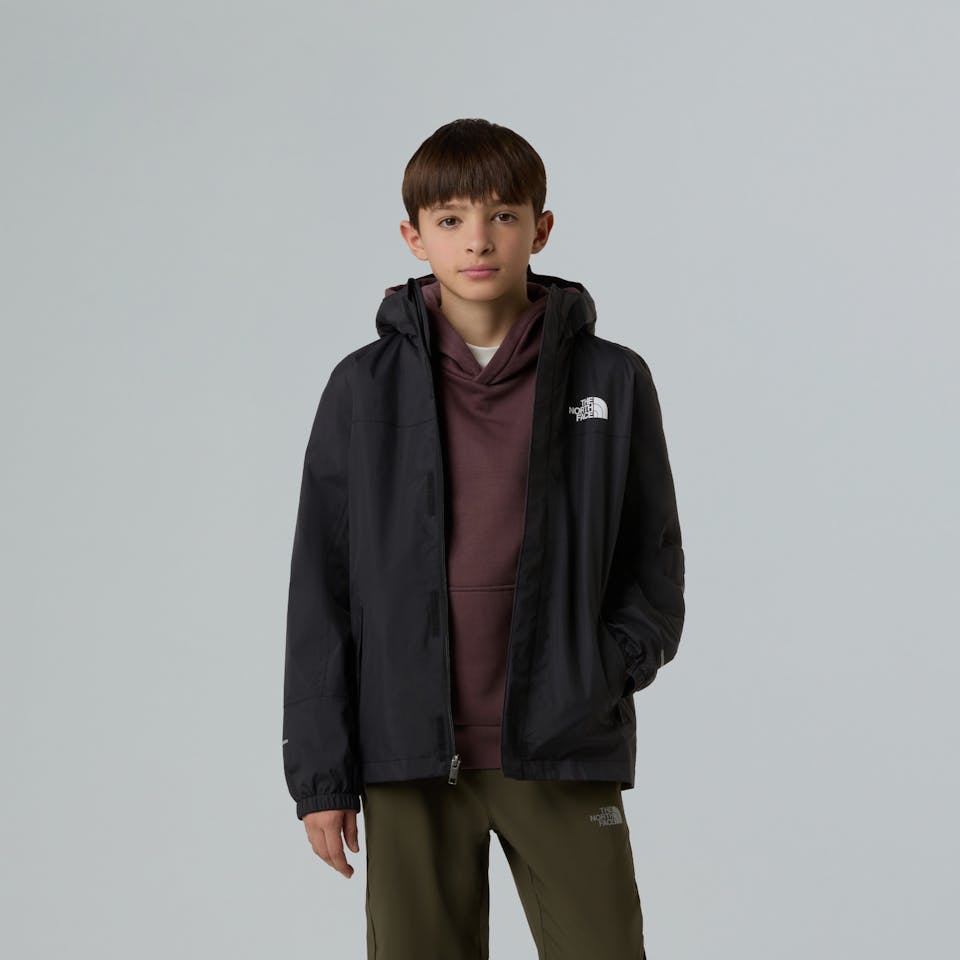 The North Face Boys Antora Rain Jacket Black 01