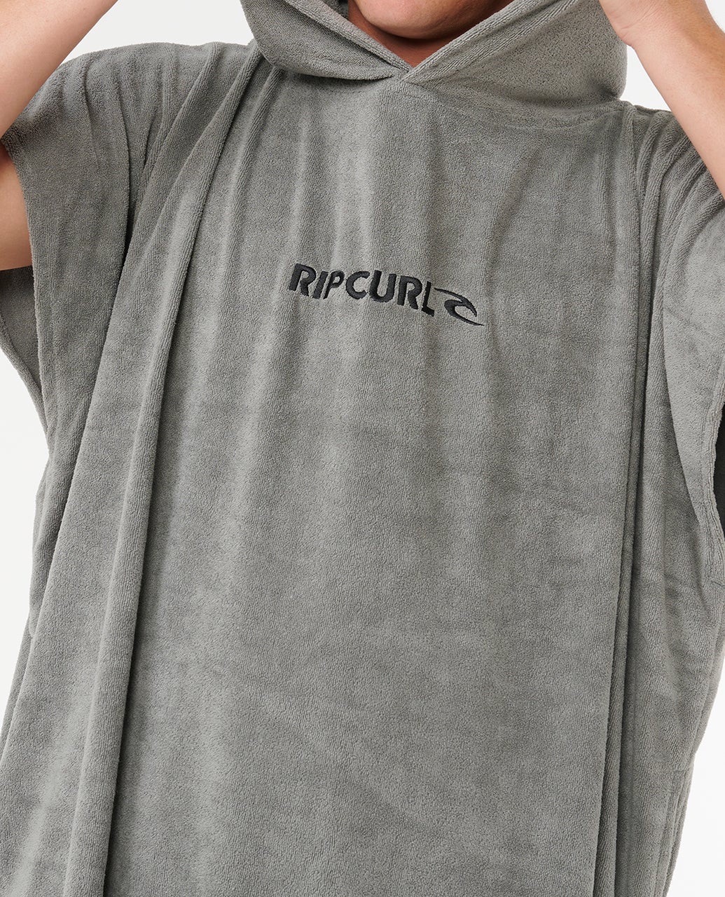 Rip Curl Brand Hood Towel Olive 04