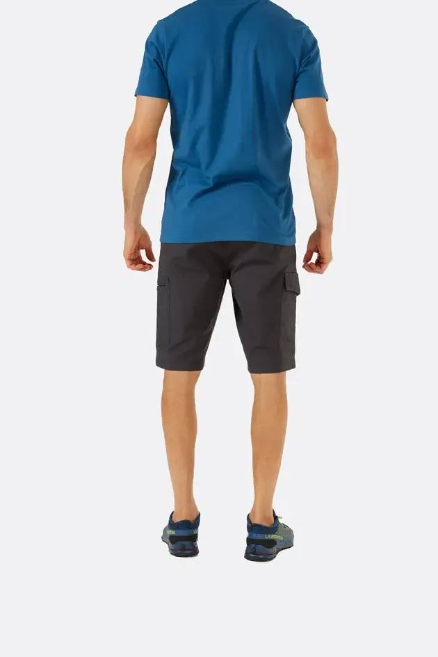 Rab Men's Radius Cargo Shorts Anthracite 03
