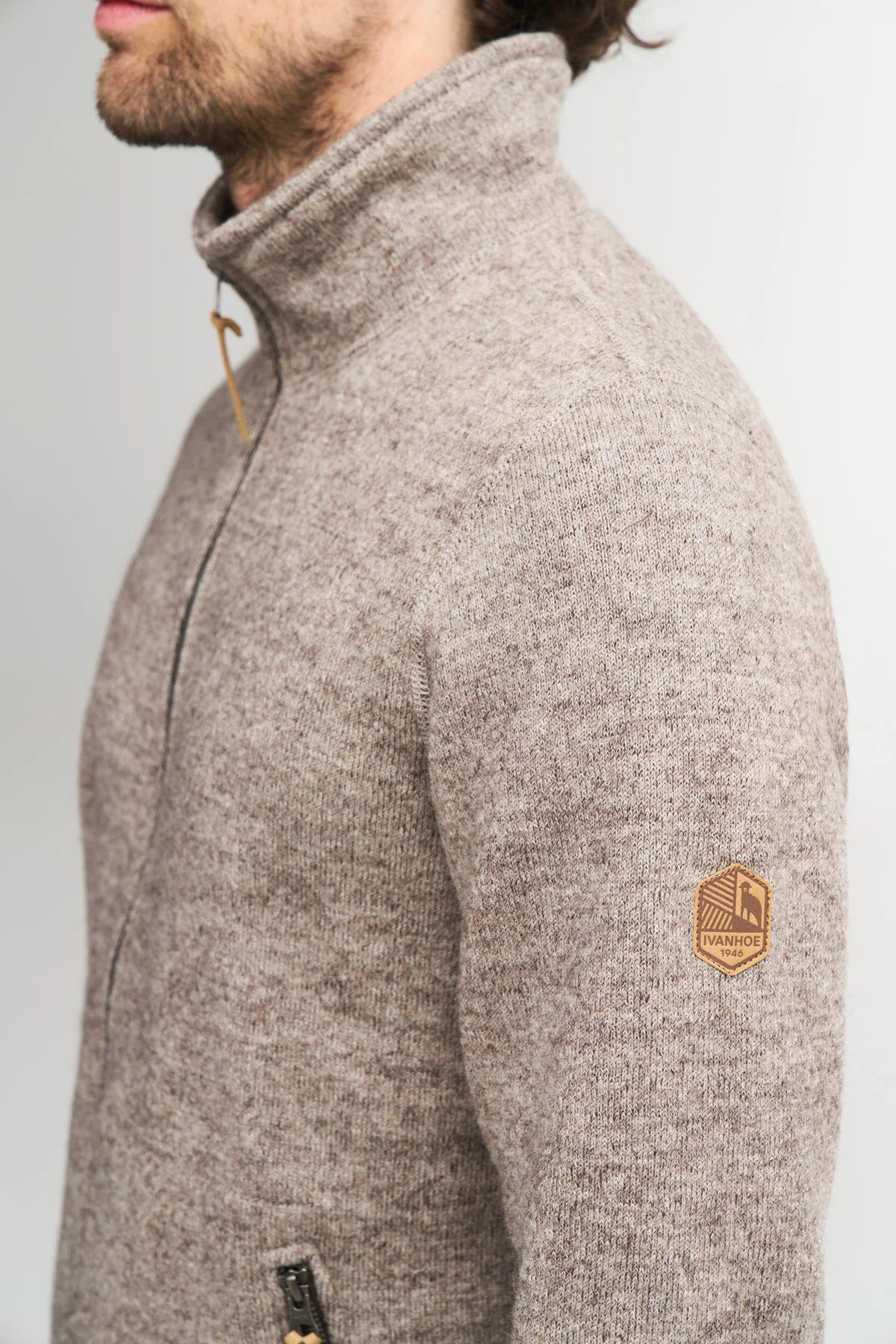 Ivanhoe Men's NLS Sap Full Zip Latte 05