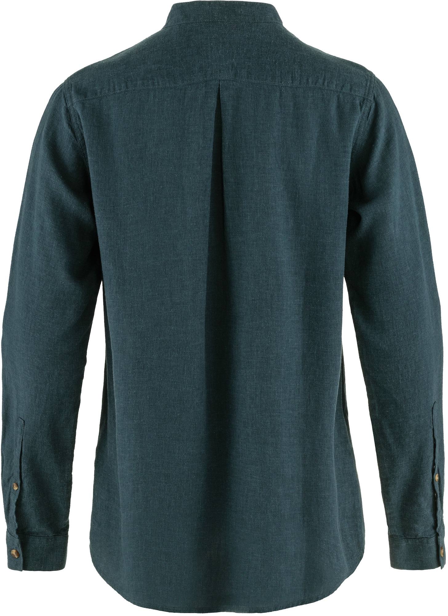 Fjällräven Women's Övik Hemp LS Shirt Mountain Blue 02