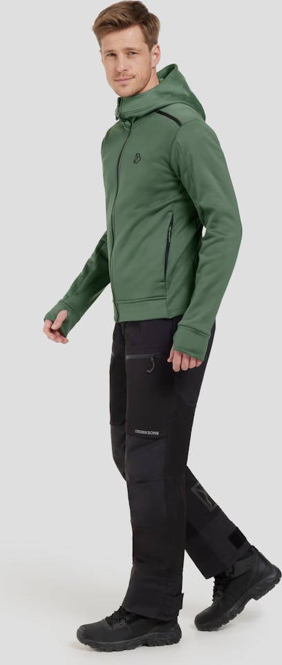 Didriksons Men's Acke 4 Full Zip Dark Moss 04