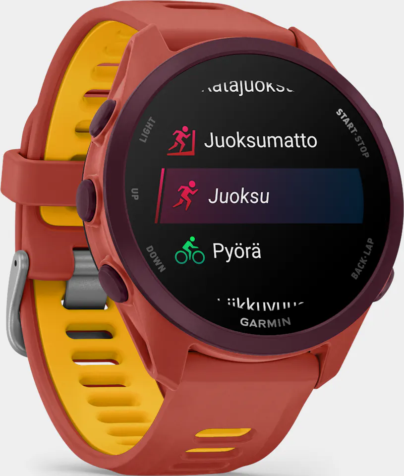 Garmin Forerunner 170 Music Red Pink/Mango 02