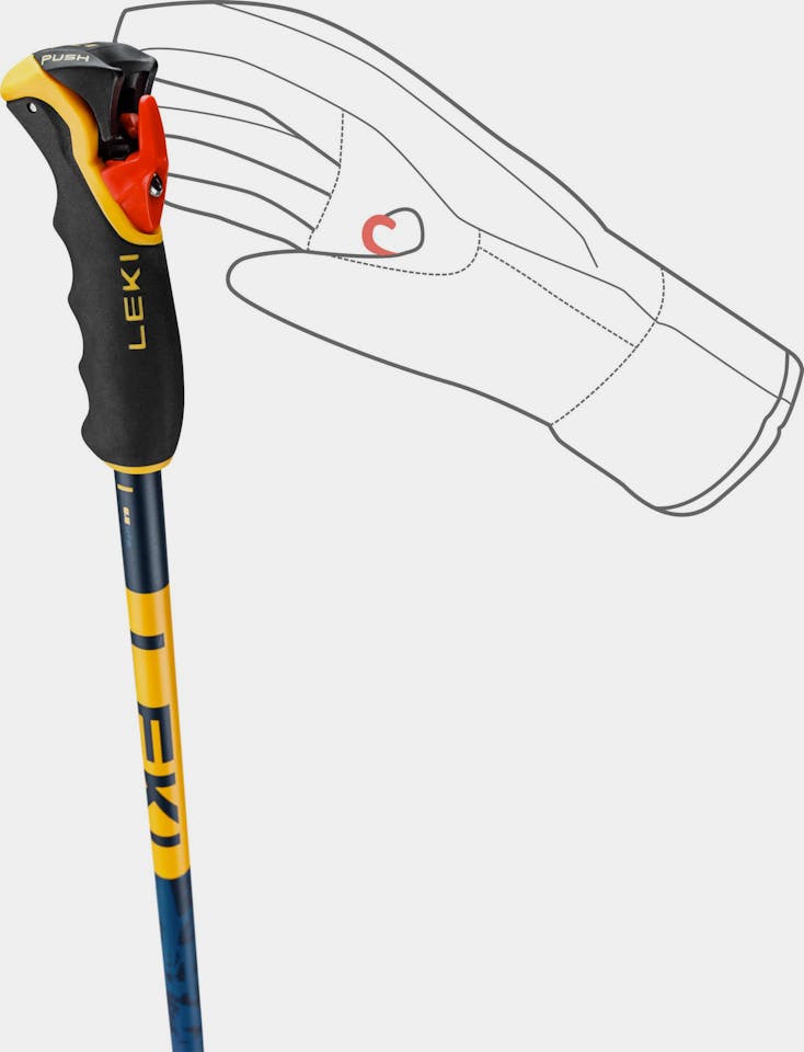 Leki Spitfire 3D Blue / Yellow 06