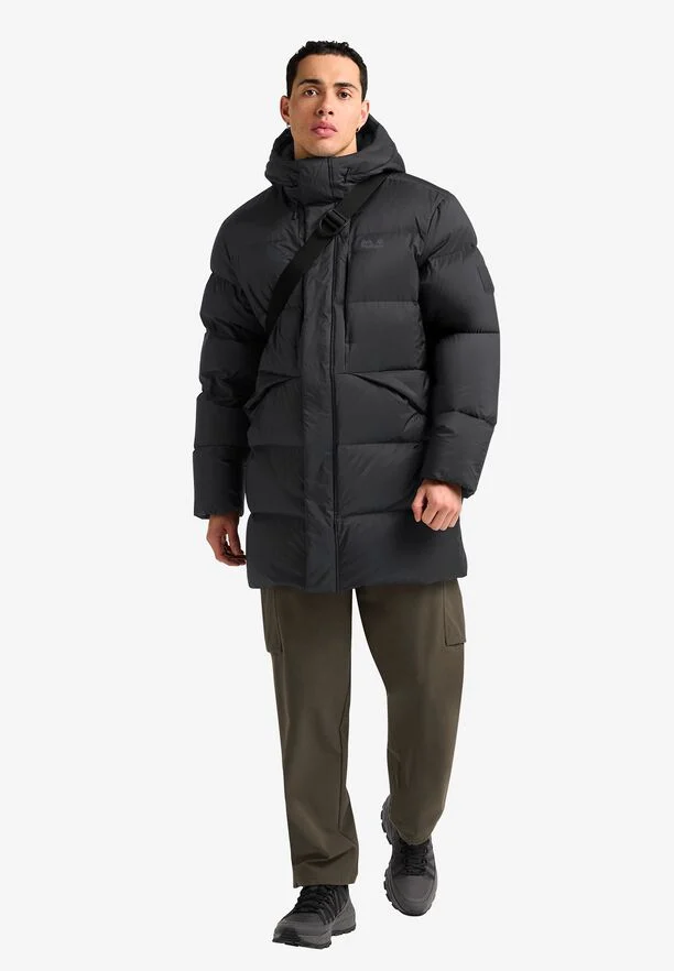 Jack Wolfskin Men's Icy Hill Coat RDS - Miesten untuvatakki Musta 05