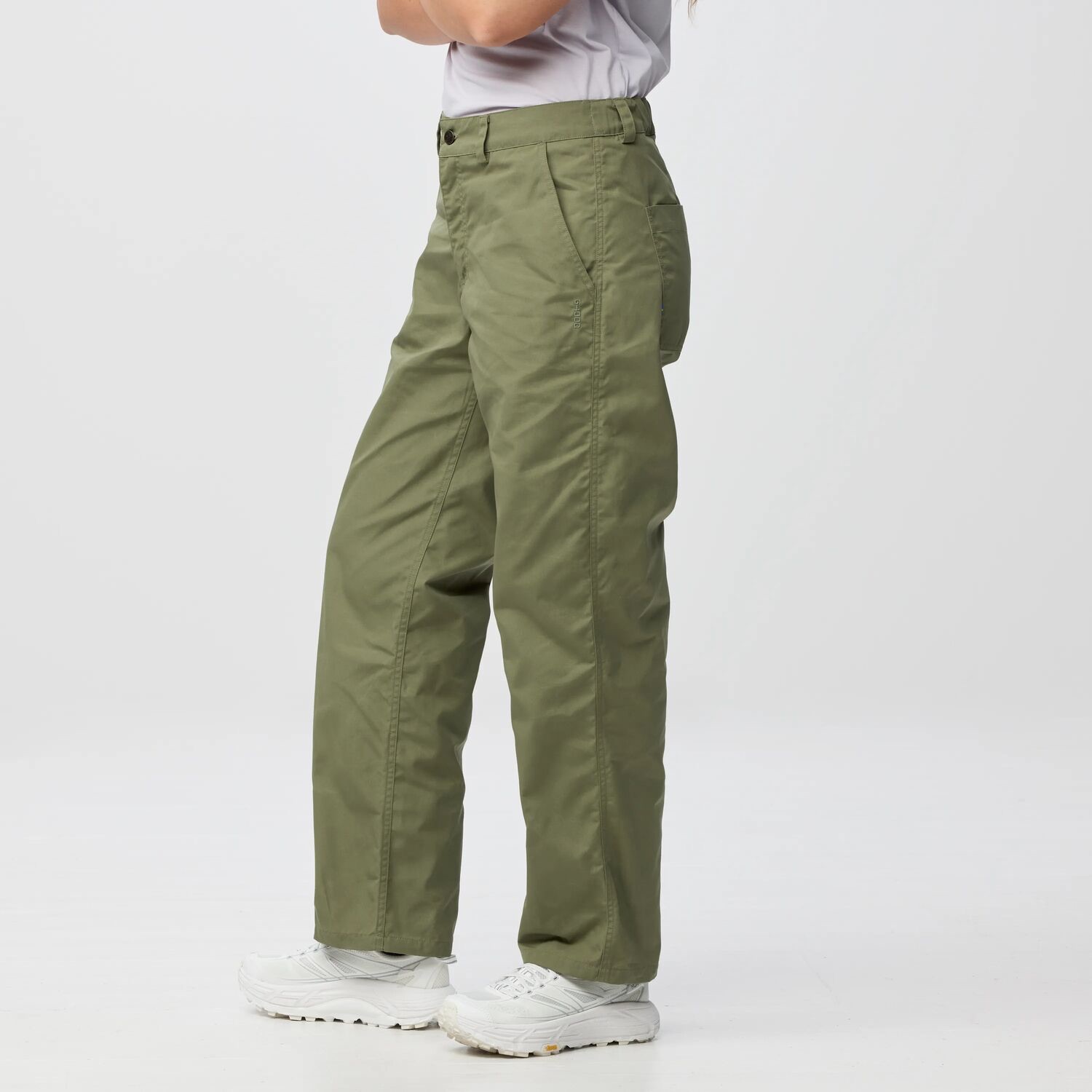 Fjällräven Women's Vardag Relax Trousers Fossil 05