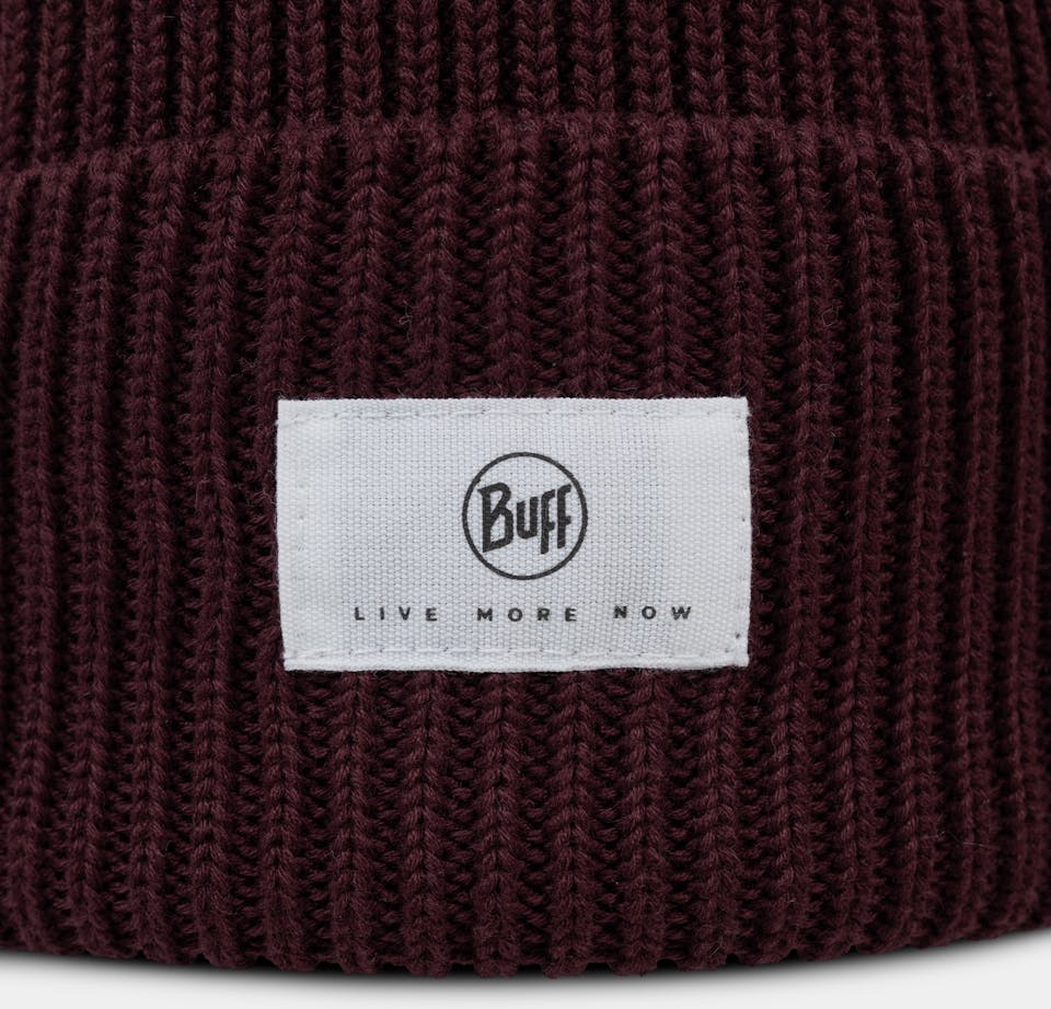 Buff Drisk Beanie Burgundy  02