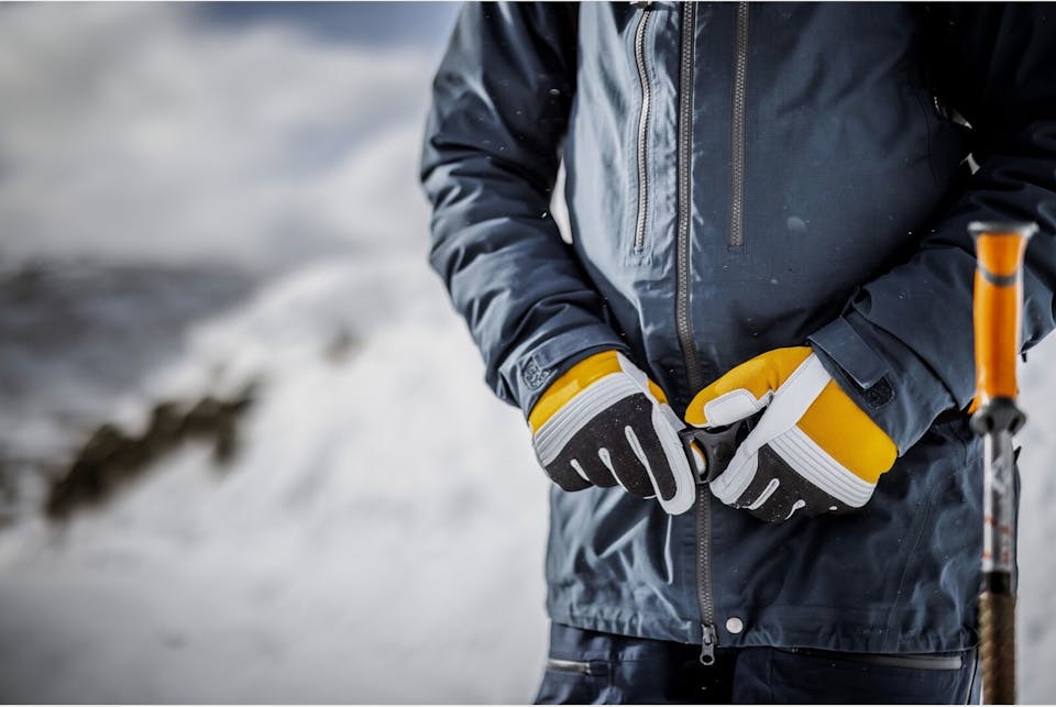 Hestra Couloir 5 Finger Sinappi 06