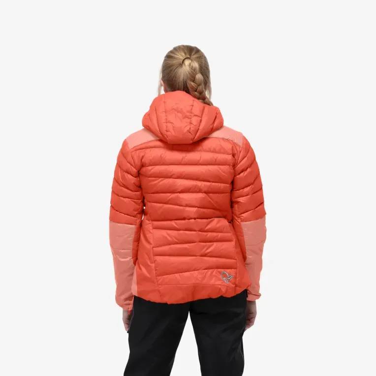 Norrøna Women's Falketind Down 750 Hood Orange 02