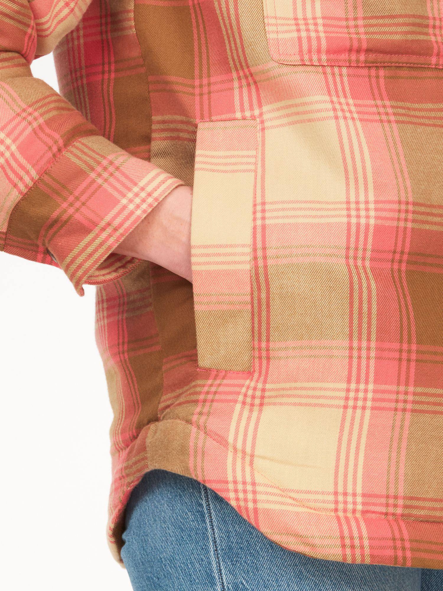 Marmot Women's Ridgefield Sherpa Light Flannel Jacket Grape 03