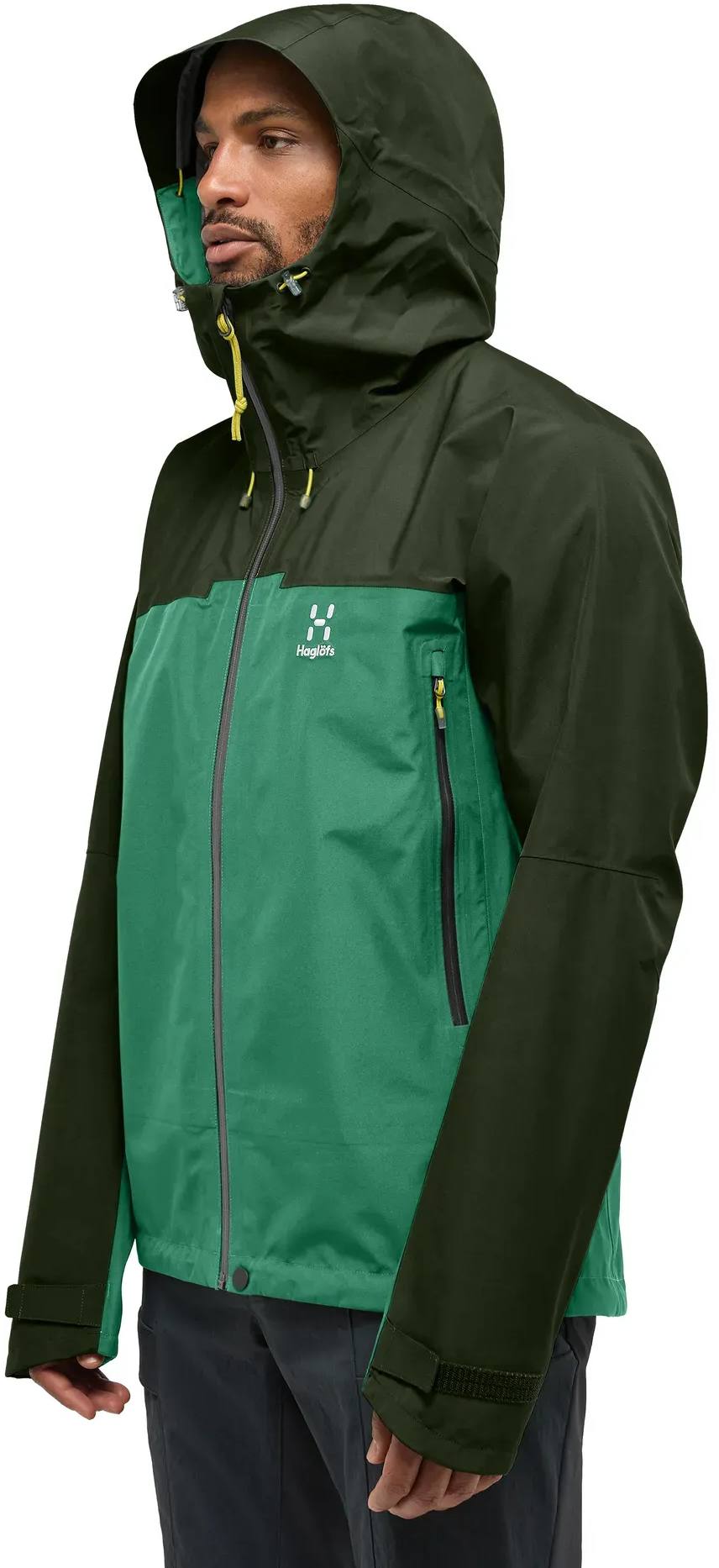 Haglöfs Men's ROC Flash GTX Jacket Jelly Green 05