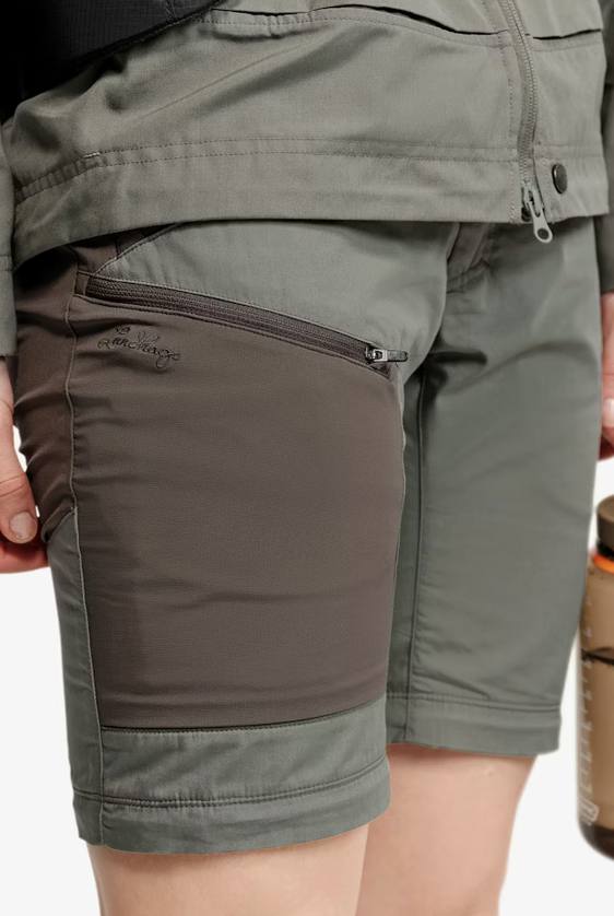 Lundhags Women's Tived Zip-Off Pant Aloe Green / Forest Green 02