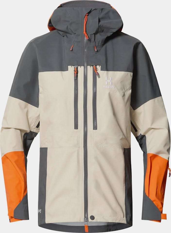 Haglöfs Women's Spitz GTX Pro Jacket Chalk Beige/Magnetite 01