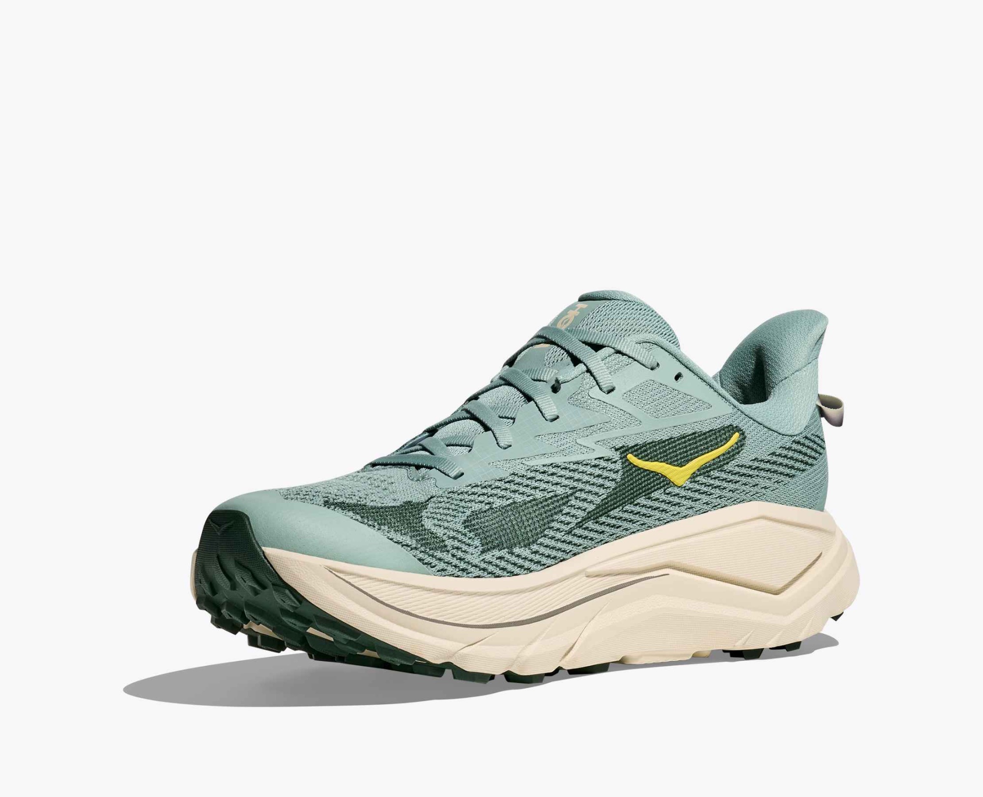 Hoka Men's Challenger 8 Jade / Truffle Salt 03