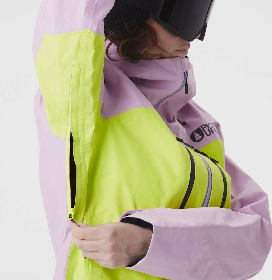 Picture Organic Clothing Women's Acidic 3L Xpore Jacket Orchid Acid Lime 09