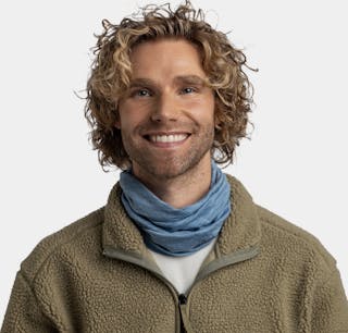 Buff Lightweight Merino Solid Lake Blue