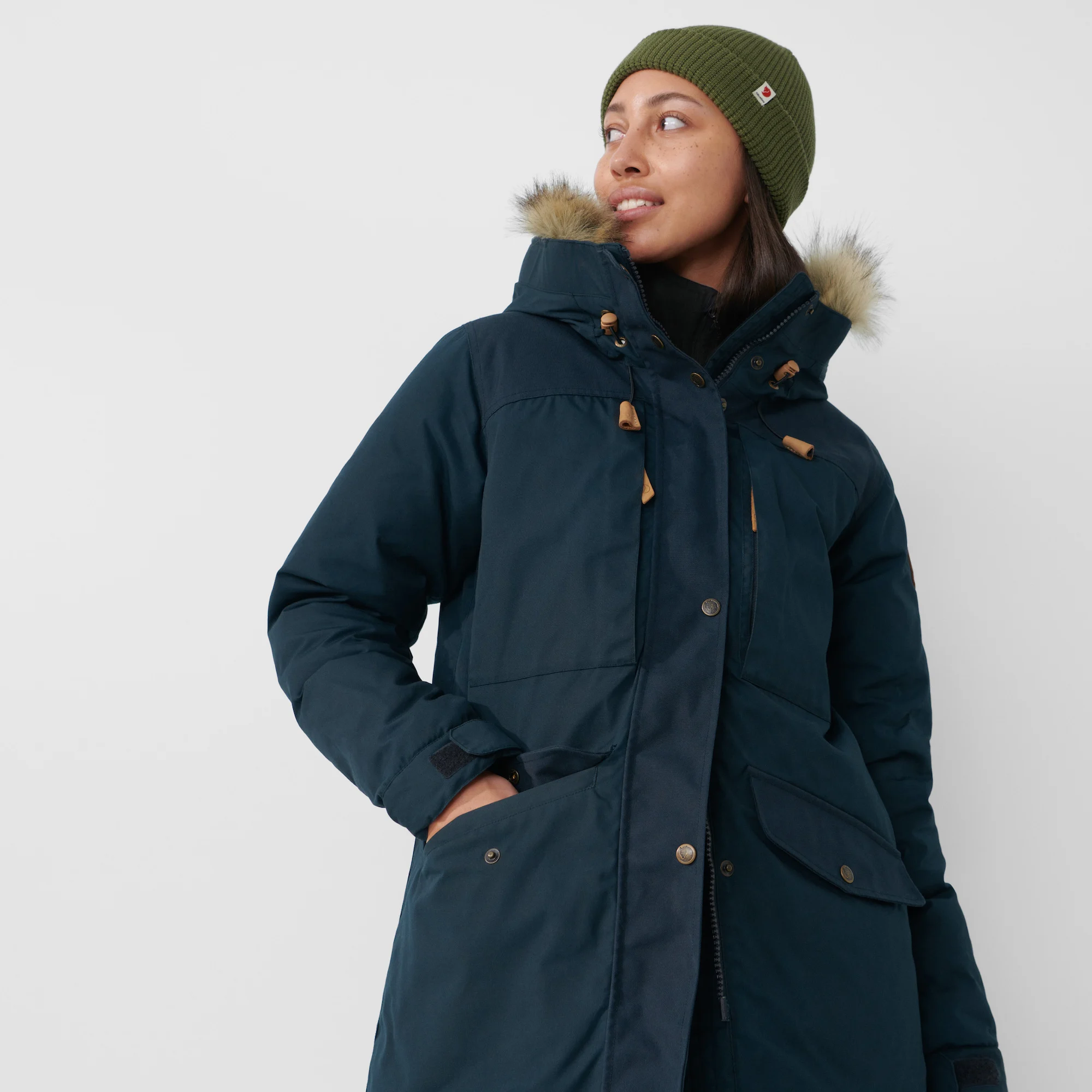Fjällräven Women's Singi Down Jacket - Naisten untuvatakki Buckwheat 06