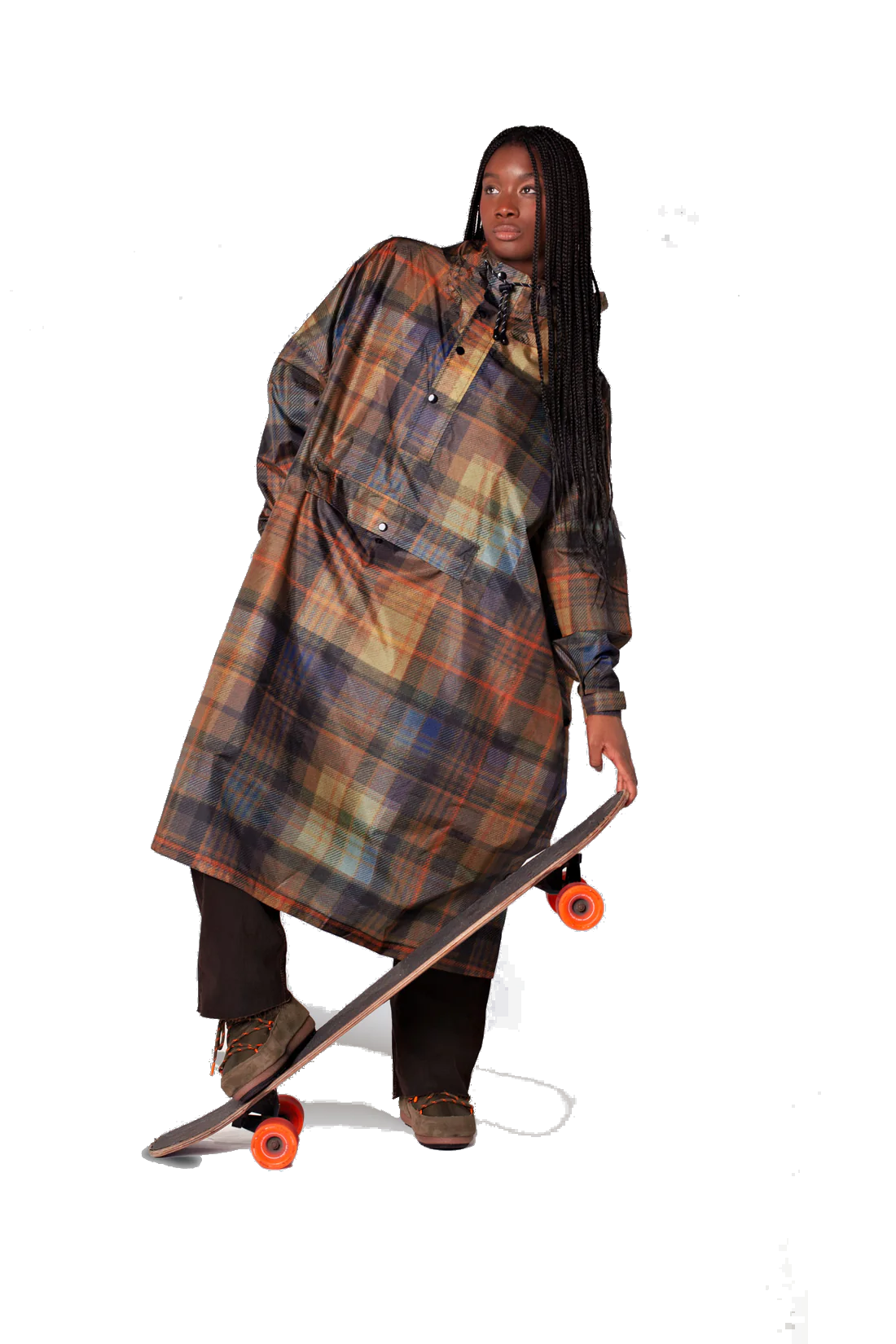 Rainkiss Poncho Tartan
