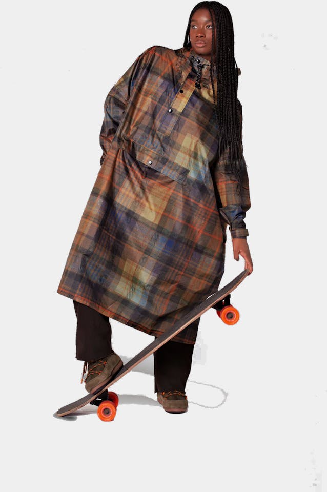 Rainkiss Poncho Tartan  01