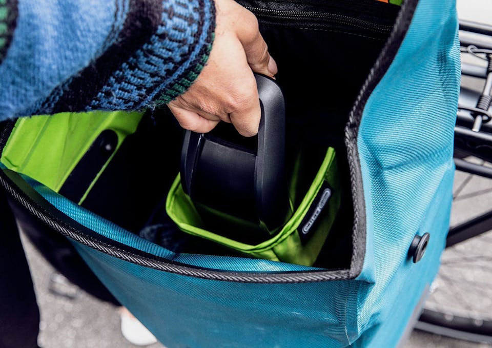 Ortlieb Pedal Mate QL2.1, one piece Dark Sand 09