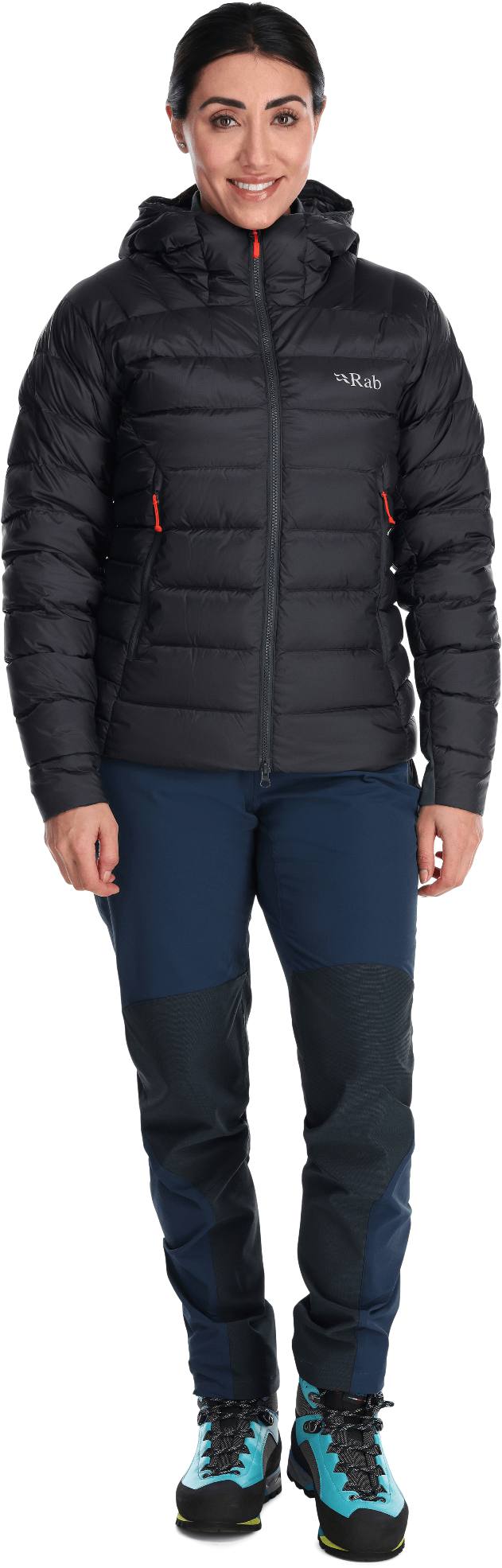 Rab Women's Electron Pro Jacket - Naisten untuvatakki Anthracite 09